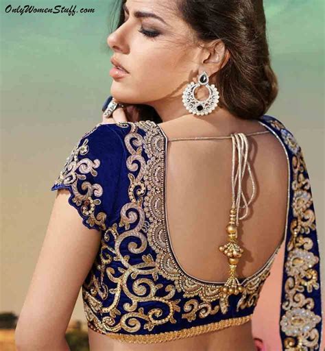 cleavage blouse designs|Shop Designer Blouses & Latest Designs Online